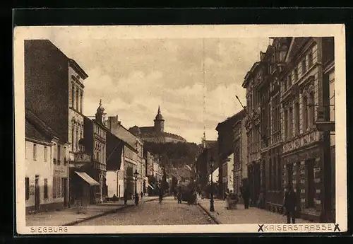 AK Siegburg, Partie in der Kaiserstrasse