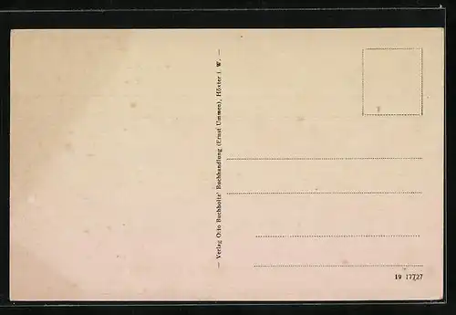 AK Höxter a. d. Weser, Rathaus und Kilianikirche