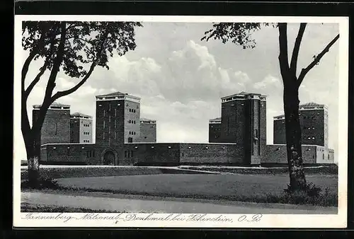 AK Hohenstein, Partie am Reichsehrenmal Tannenberg