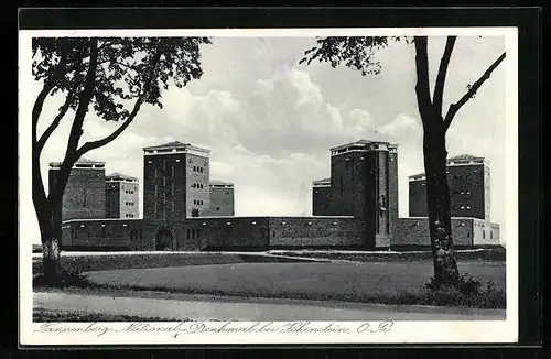 AK Hohenstein, Partie am Reichsehrenmal Tannenberg