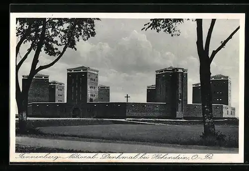 AK Hohenstein, Partie am Reichsehrenmal Tannenberg