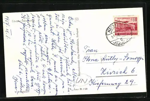 AK Mátraháza, Haus mit Garten