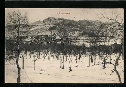 AK Kiirunavaara, Totale im Winter