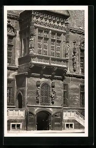 AK Breslau, Erker am Rathaus