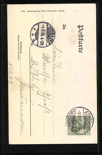 AK Kynast, Ruine, Burghof mit Staupsäule