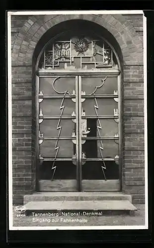 AK Hohenstein, Tannenberg-National-Denkmal, Eingang zur Fahnenhalle