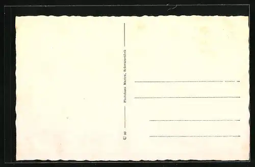 AK Kollow, Genesungsheim, Rückansicht