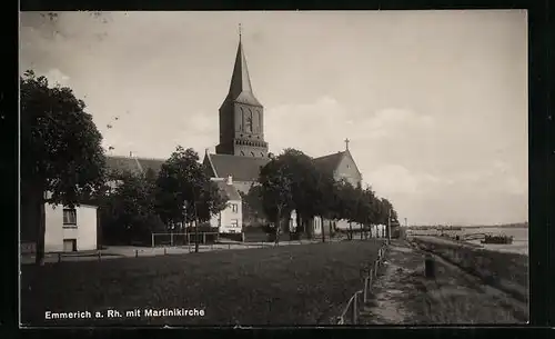 AK Emmerich, Blick auf Martinikirche