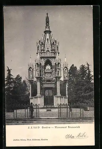 AK Genève, Monument Brunswick