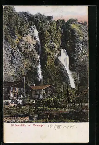 AK Meiringen, Partie an den Alpbachfällen