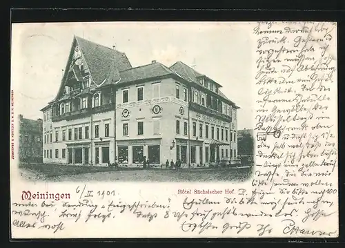 AK Meiningen, Hotel Sächsischer Hof