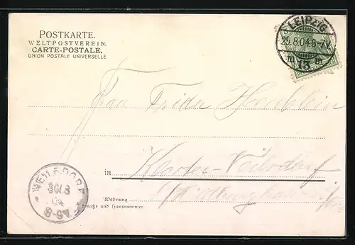 AK Leipzig, Ausflügler im Panorama-Restaurant