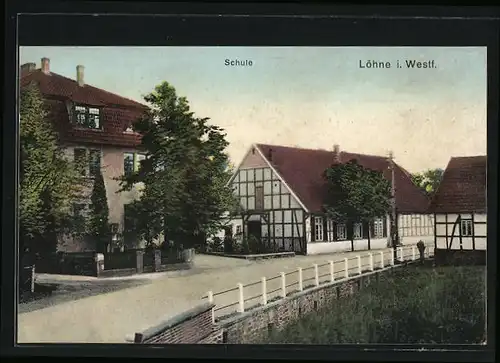 AK Löhne i. Westf., Partie an der Schule