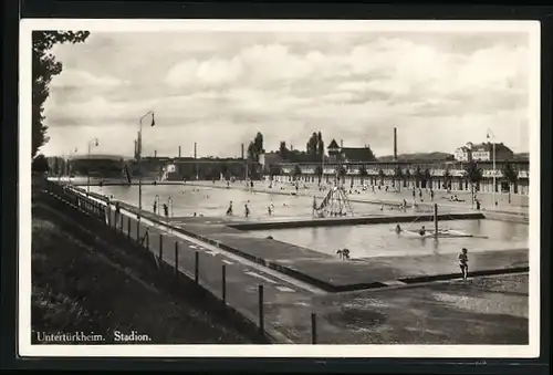 AK Untertürkheim, Stadion mit Schwimmbad