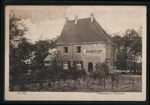 AK Hilden, Restaurant Waldschenke im Stadtwald