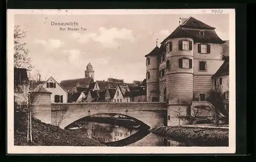 AK Donauwörth, Partie am Rieder Tor