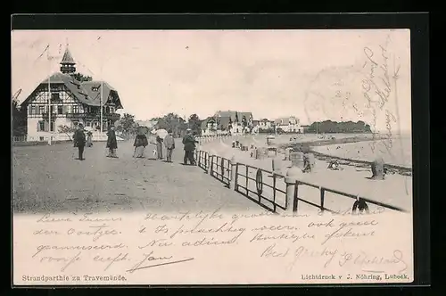 AK Travemünde, Strandpartie