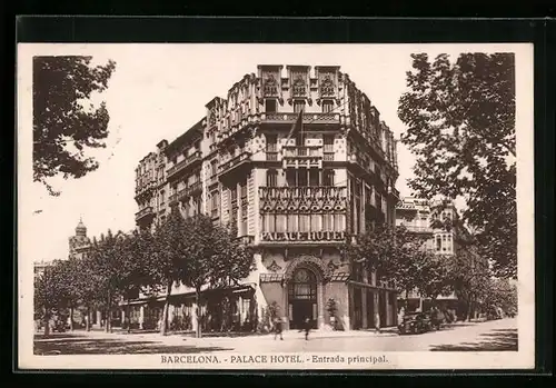 AK Barcelona, Palace Hotel, Entrada principal