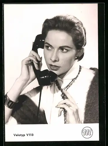 AK Reklame für Telefon Velotyp V113