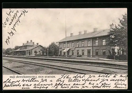 AK Kil, Järnvagshotell och Station