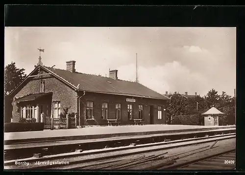 AK Borrby, Järnvägsstation