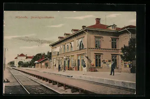 AK Wästeras, Järnvägsstationen