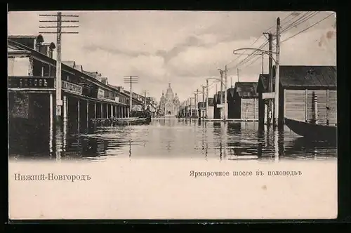AK Nischni Nowgorod, Hochwasser, Kirche