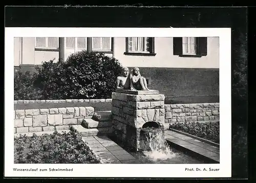 AK Zwingenberg, Wasserzulauf zum Schwimmbad