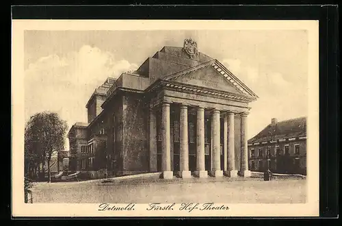 AK Detmold, Fürstliches Hof-Theater