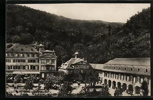 AK Bad Bertrich, Kurplatz mit Kurhaus und Wandelhalle