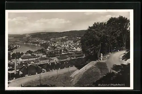 AK Waldshut, Teilansicht mit Blick auf den Bahnhof