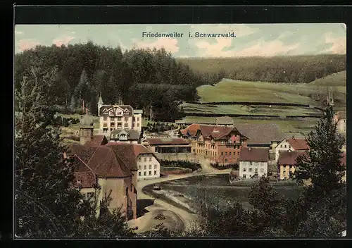 AK Friedenweiler i. Schwarzwald, Ortspartie