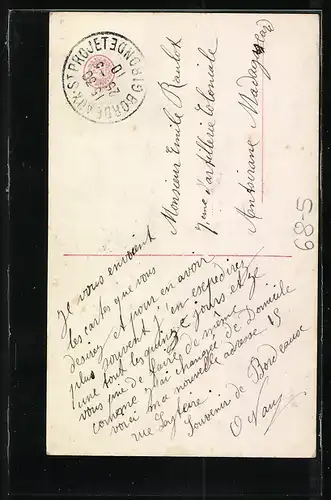 AK Junge frau mit Federhut und Pelz, Mode 1909-10