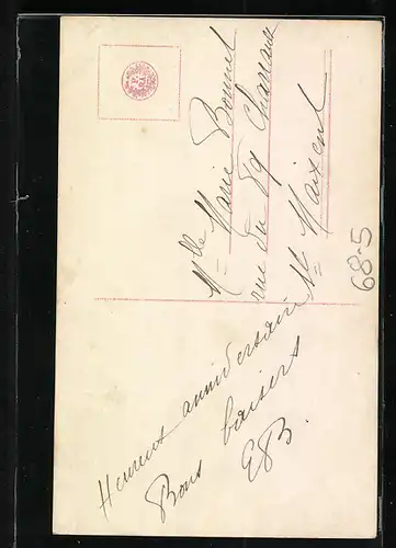 AK Paris, Junge Dame mit Federhut, Mode