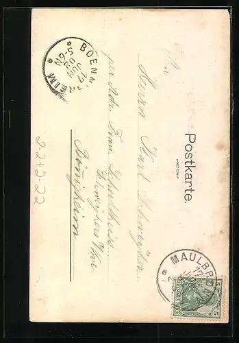 AK die letzten württembergischen Briefmarken 1902, Michel weint, Jokele zieht eine Eisenbahn, Adler mit Pickelhaube