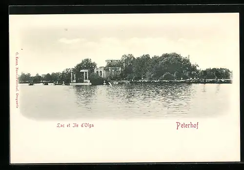 AK Peterhof, Lac et Ile d`Olga