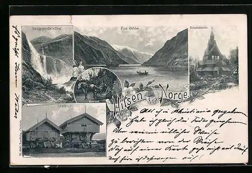 AK Odde, Panorama, Skäggedalsfos, Kariol