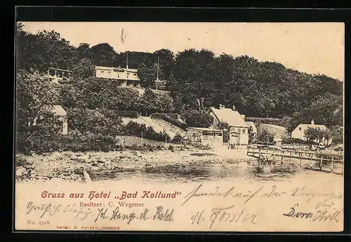 AK Bad Kollund, Hotel Bad Kollung von C. Wegener