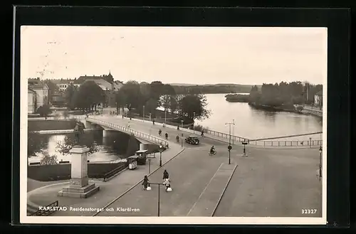 AK Karlstad, Residenstorget och Klarälven