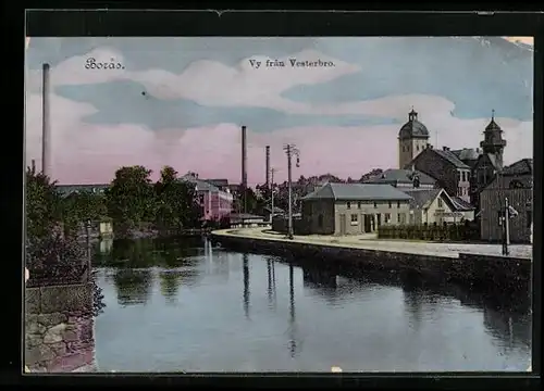 AK Boras, Vy fran Vesterbro