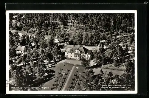 AK Hallstahammar, Flygfoto Hallstahus