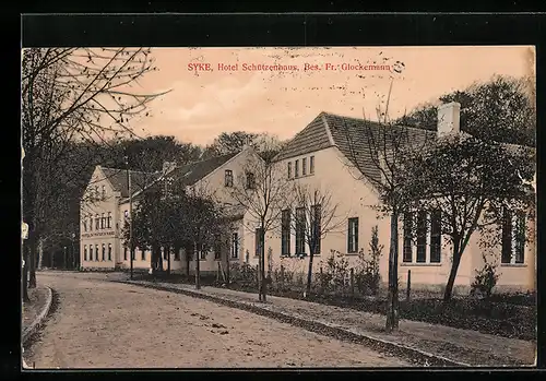 AK Syke, Gasthaus Schützenhaus F. Glockmann