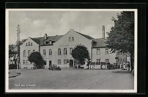 AK Arnsdorf / Sachsen, Gasthof von Otto Richter