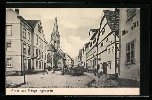 AK Mengeringhausen, Kinder auf der Strasse