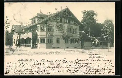 AK Karlsruhe, Gasthaus Kühler Krug