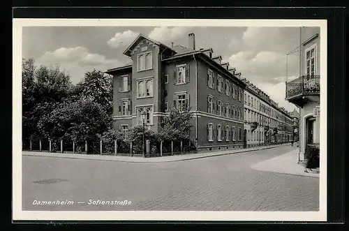 AK Karlsruhe-Rüppurr, Damenheim der Evangelischen Diakonissenanstalt in der Sofienstrasse