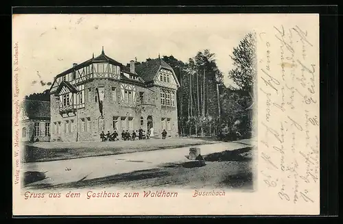 AK Waldbronn, Gasthaus am Busenbach