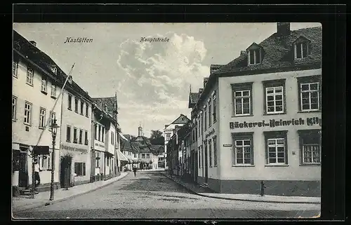 AK Nastätten / Taunus, Hauptstrasse Ecke Rheinstrasse