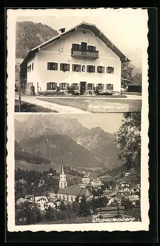 Foto-AK Schellenberg, Hotel-Pension Haus Krennlehen