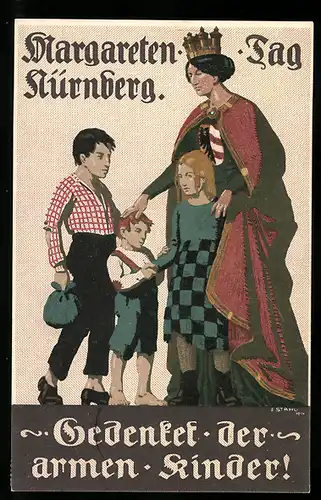 AK Nürnberg, Margareten-Tag, Blumentag